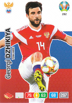 Georgi Dzhikiya Russia Panini UEFA EURO 2020#282